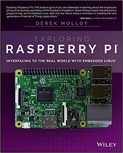 "Exploring Raspberry Pi" book cover