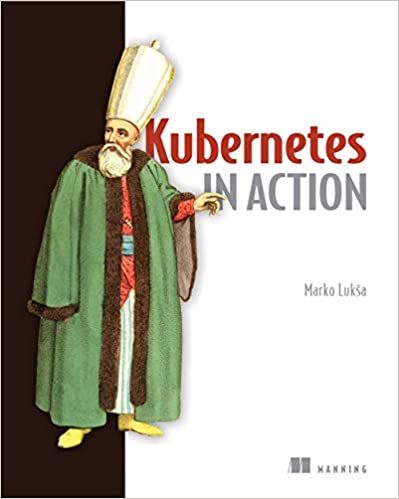 "Kubernetes in Action" book cover