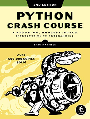 "Python Crash Course" book cover