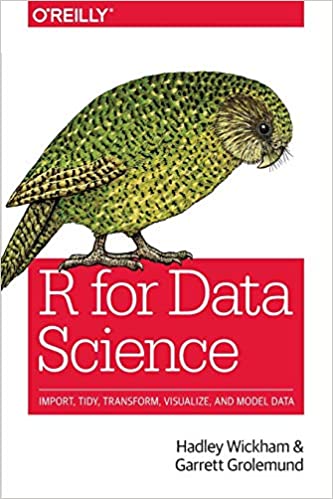 "R for Data Science" book cover