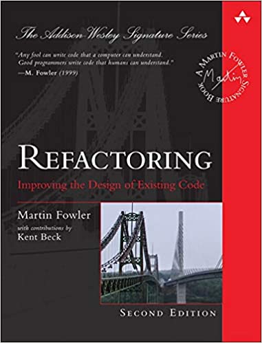 "Refactoring" book cover