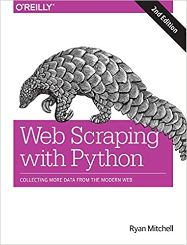 "Web Scraping with Python" book cover